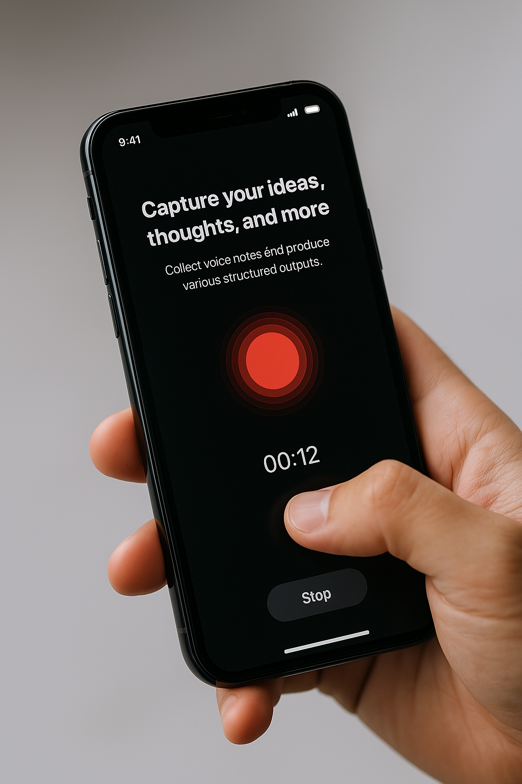 Capture Agent App Interface